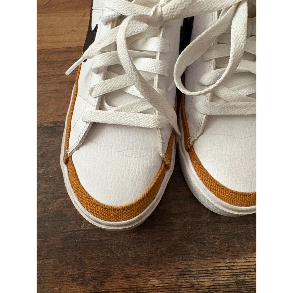 Nike Court Legacy Next Nature Womens Shoes White Black Ochre DH3161-100 Size 6 - Picture 10 of 11